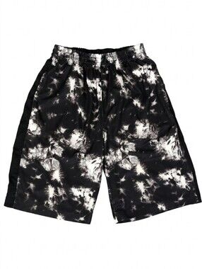 Xersion Quick Dri Shorts Abstract Tie Dye Elastic Waist Drawstring Pull On